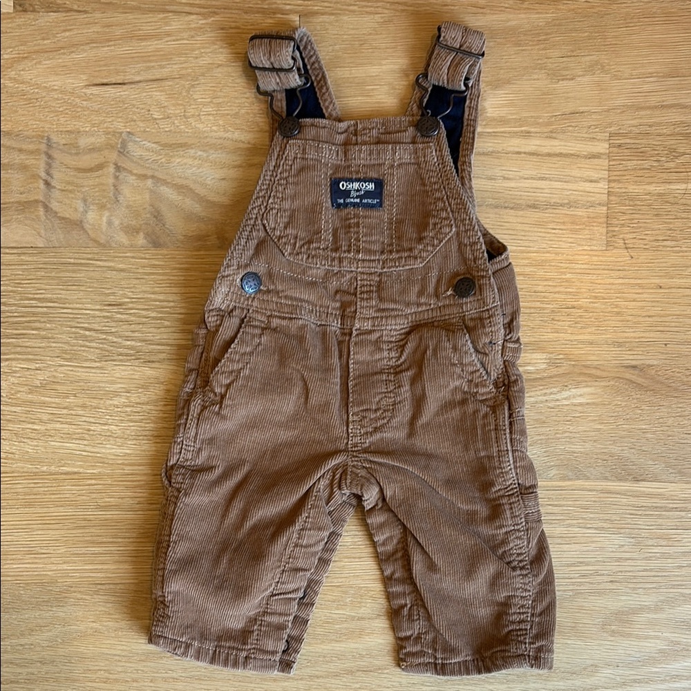 OshKosh B'gosh Brown Corduroy Overalls